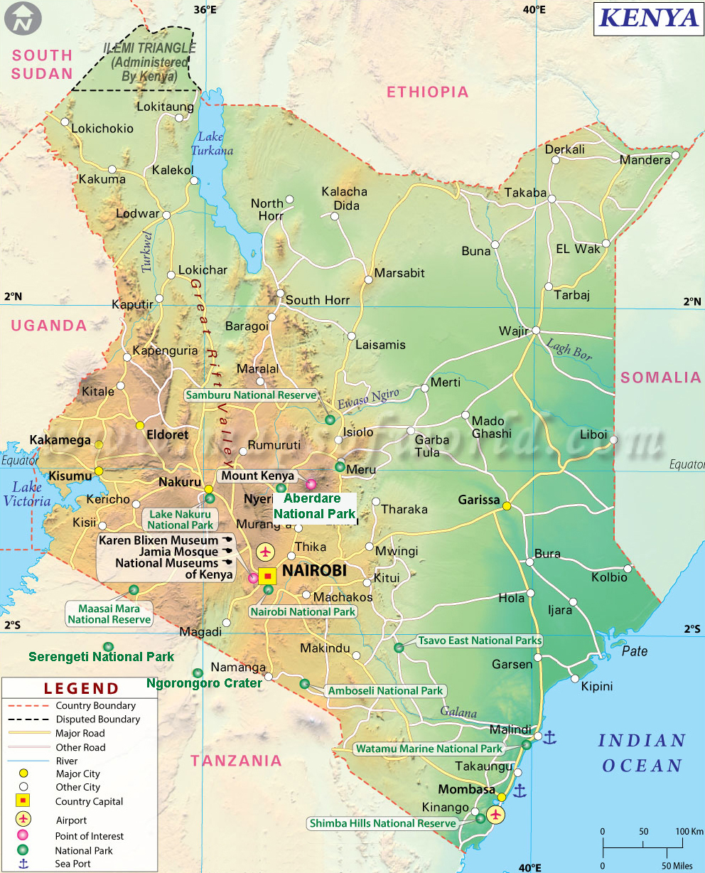 Kenyan Map